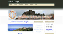 Desktop Screenshot of comune.forzadagro.me.it